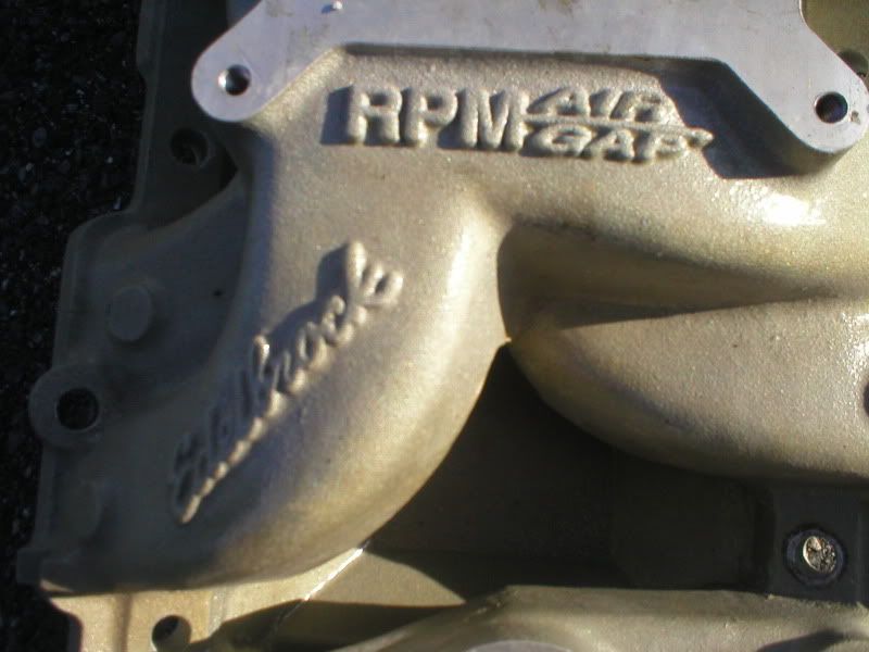 BBC Edelbrock Performer RPM Air Gap (rect. port) Team Chevelle